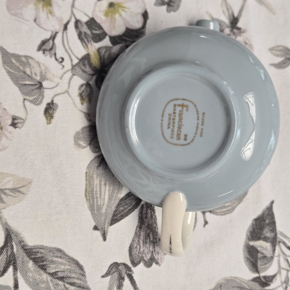 Franciscan China Silver Pine Gravy Boat —EXCELLENT - Picture 4 of 8